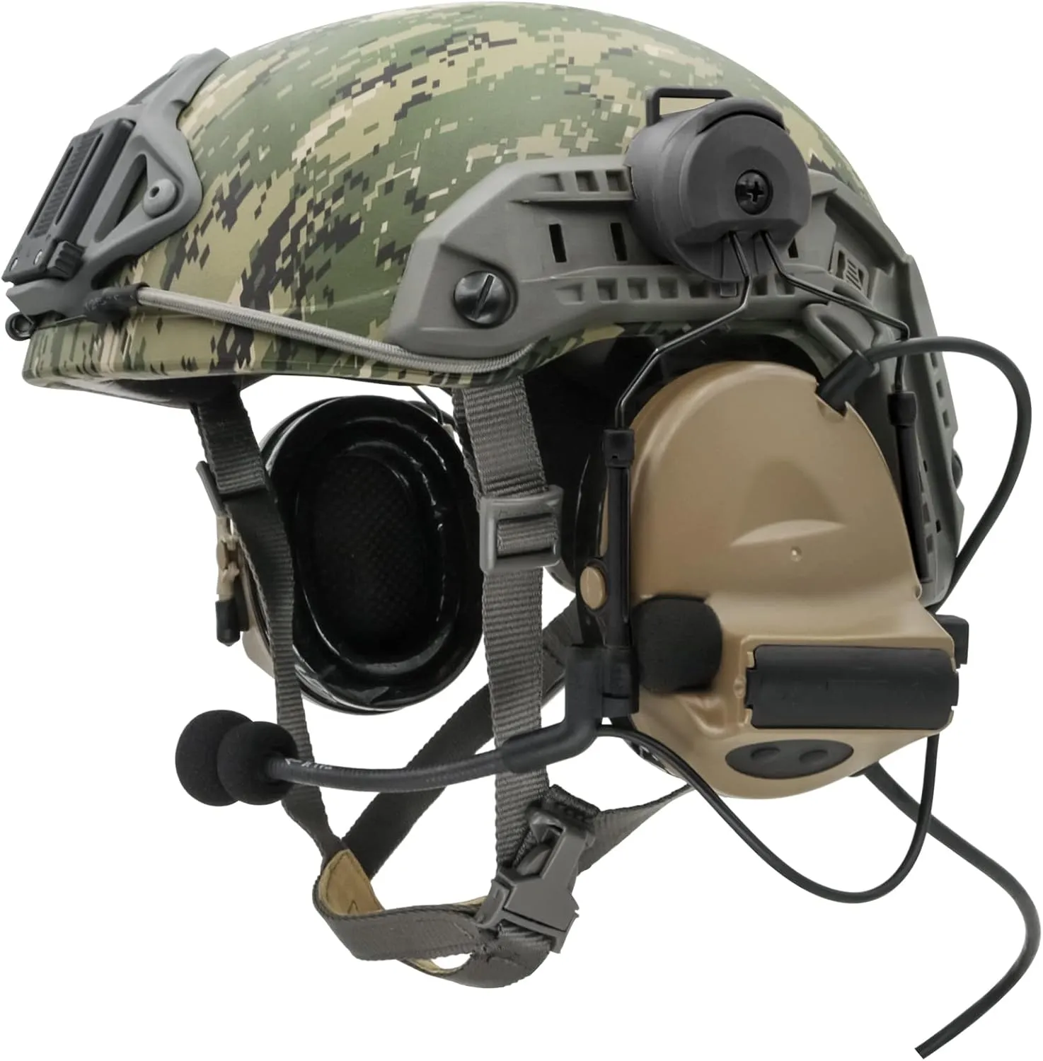 COMTA 2 Tactical Headset with U94 PTT 2pin，for airsoft，hunting，outdoor，Noise Canceling Headphones