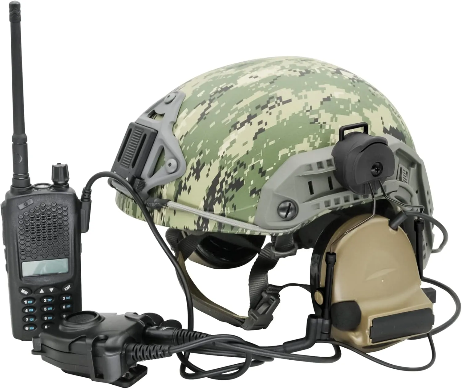 COMTA 2 Tactical Headset with U94 PTT 2pin，for airsoft，hunting，outdoor，Noise Canceling Headphones