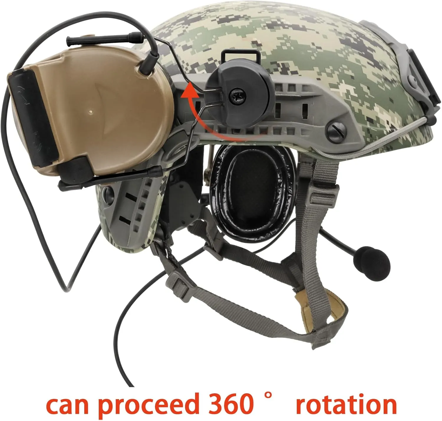 COMTA 2 Tactical Headset with U94 PTT 2pin，for airsoft，hunting，outdoor，Noise Canceling Headphones
