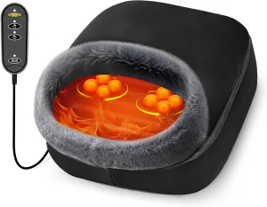 CooCoCo Upgraded FSA HSA Eligible Foot Warmer, Fathers Day Birthday Gifts, Shiatsu Foot Massager with Heat for Plantar Fasciitis, Kneading Feet Massager for Pain Relief, Gifts for Women Mom, Size 13