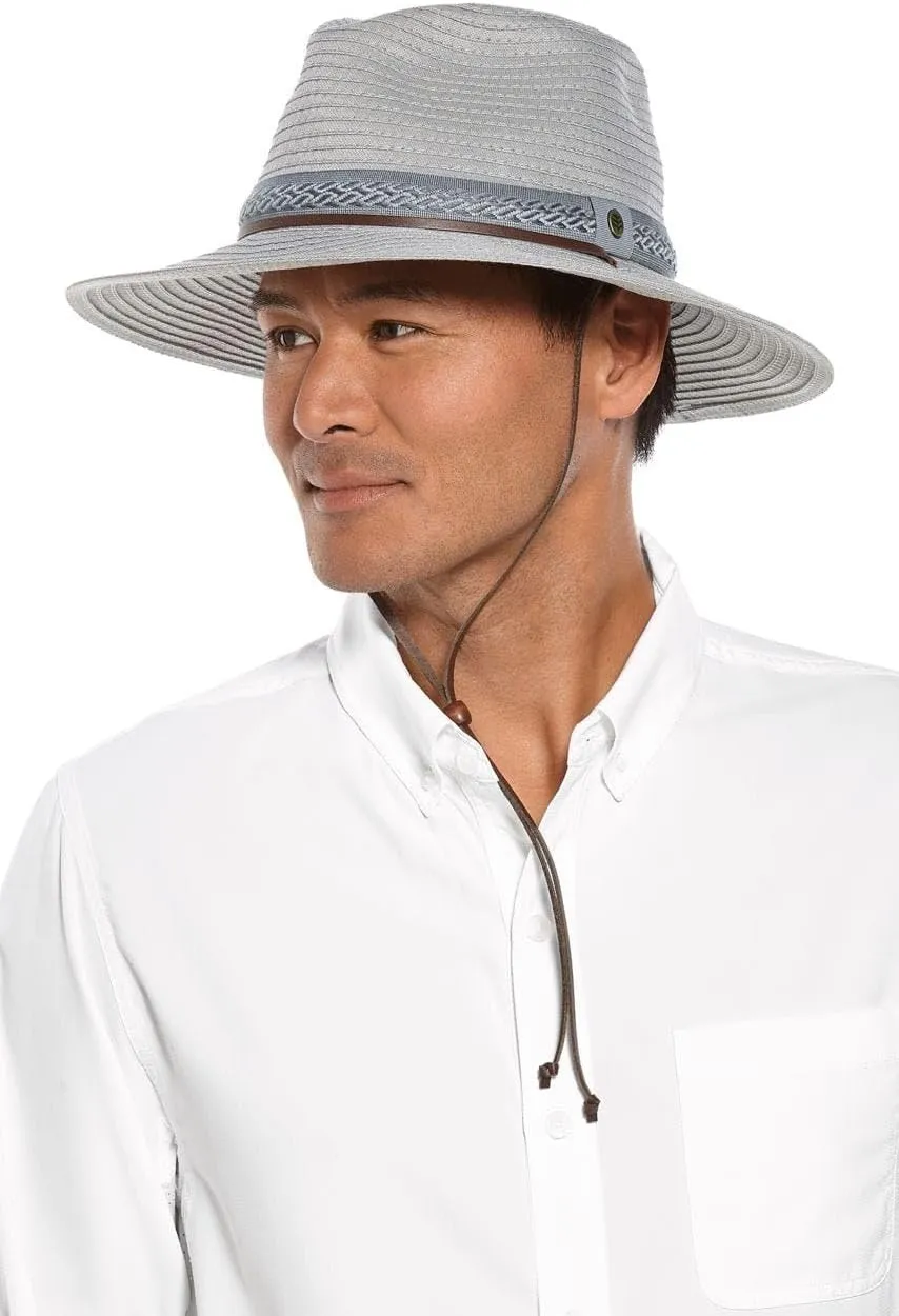 Coolibar UPF 50  Men's Galileo Packable Travel Hat - Sun Protective