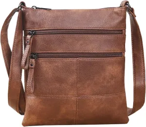 Crossbody Bag for Women, Crossbody Purse Cell Phone Wallet Purses Should Bag,PU Leather Sling Bag with Pockets