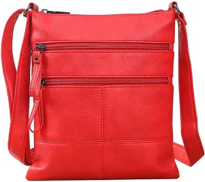 Crossbody Bag for Women, Crossbody Purse Cell Phone Wallet Purses Should Bag,PU Leather Sling Bag with Pockets