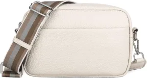 Crossbody Bag for Women Wide Strap Shoulder Bag Camera Crossbody Purse with Zipper
