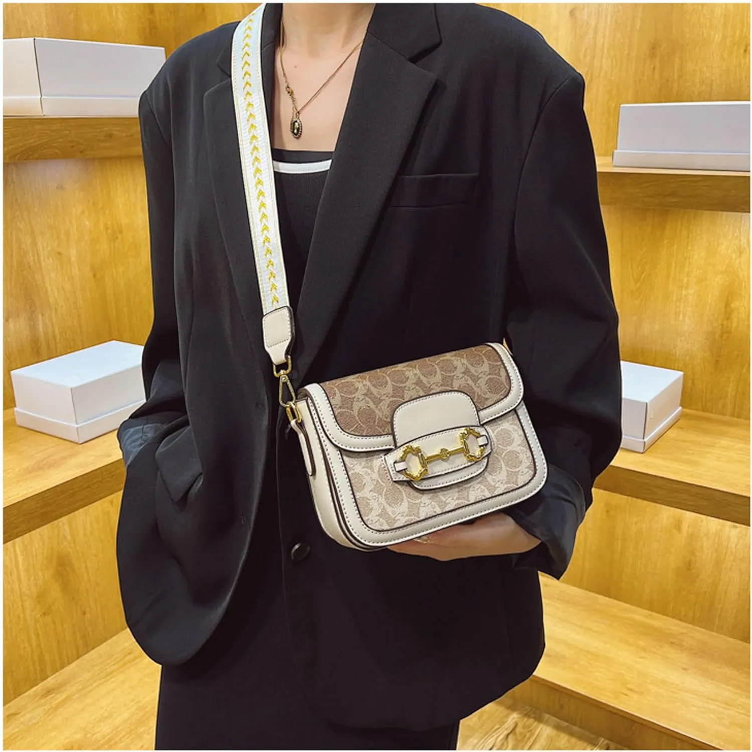 Crossbody Bags for Women - Leather Purse Handbag - Fashion Design
