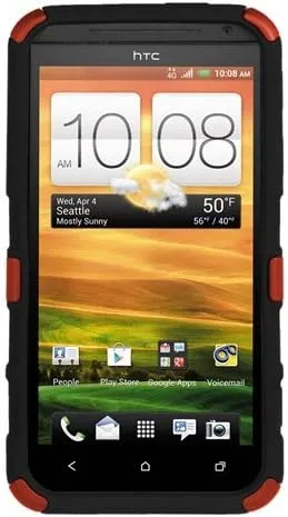 CSK3HTJETK-GR DILEX with Metal Kickstand Case for use with HTC EVO 4G LTE - Garnet Red