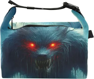 Custom Monster Beast Print Lunch Bag for Women Cute Floral Lunch Box for Work Portable Food Cooler Bag Insulated for Adult