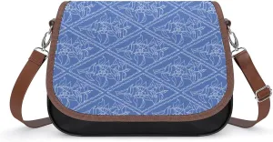 Cute AutismAwareness Fashionable And Durable Portable Leather Shoulder Bag