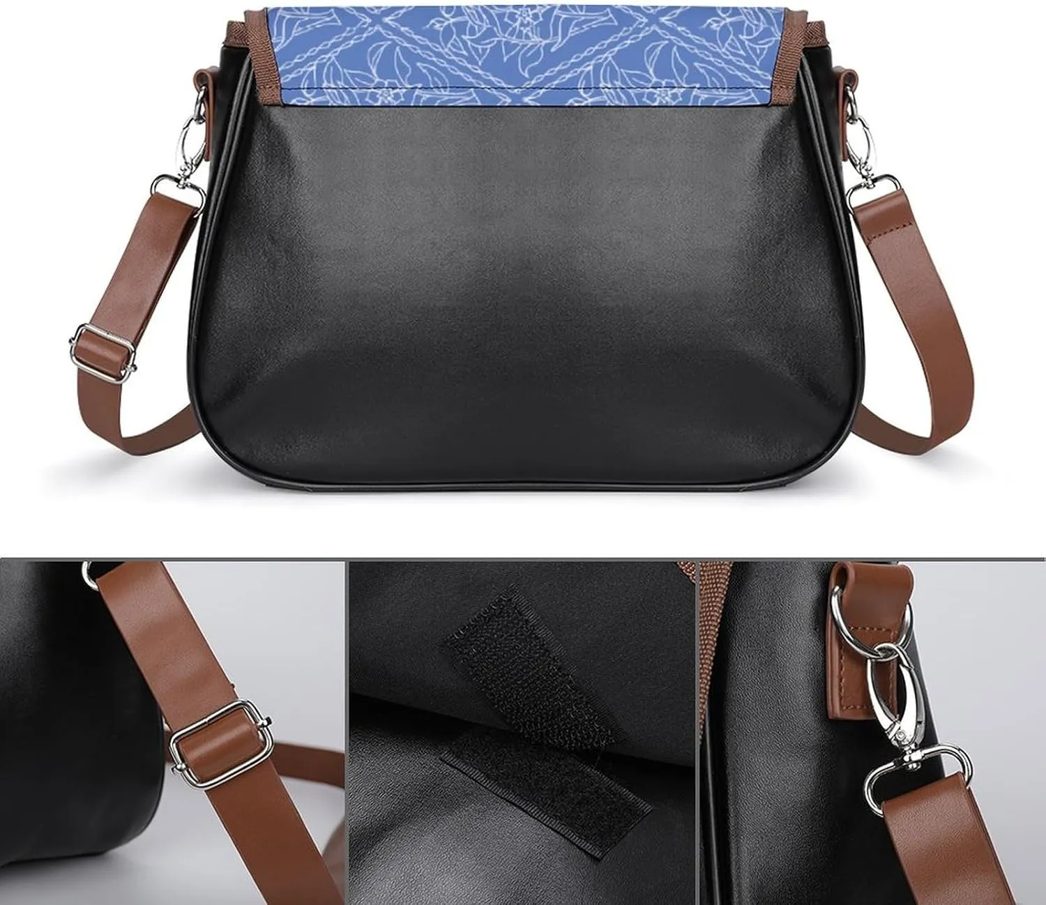 Cute AutismAwareness Fashionable And Durable Portable Leather Shoulder Bag