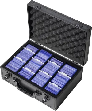 D DACCKIT Toploader Storage Box with Card Dividers for 3" x 4" 35pt Rigid Card Holders for Trading Cards & Sports Cards Compatible with Top Loaders & Magnetic Card Holders