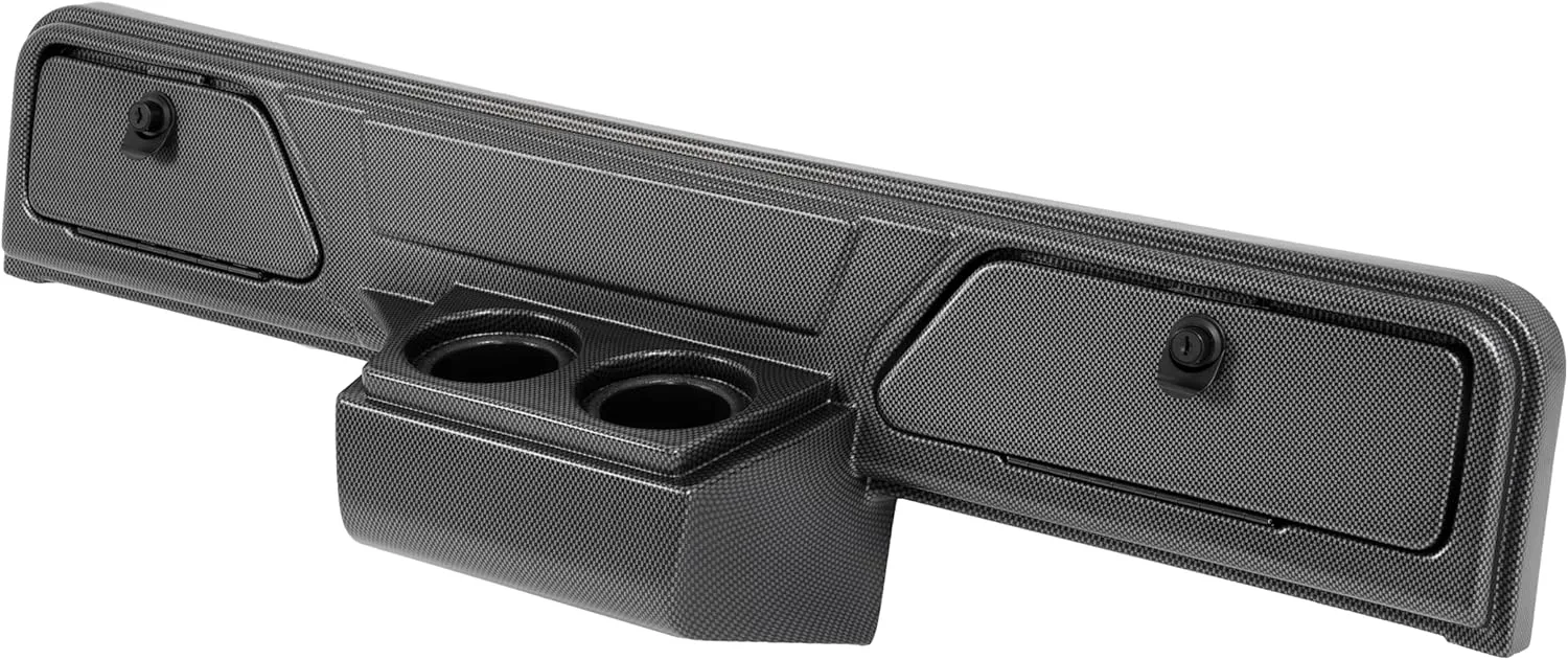 Dashboard Cover Compatible with 1986-1994 EZGO Marathon Golf Cart Dash Cover Plastic ABS W/Lockable Doors
