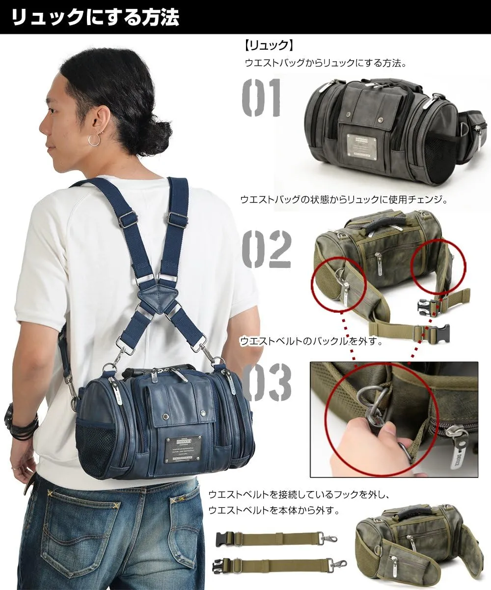 Device DWG50088 Shoulder Bag, Backpack, Body Bag, Waist Bag, Navy