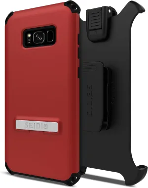 DILEX Combo for Samsung Galaxy S8  - Dark Red/Black