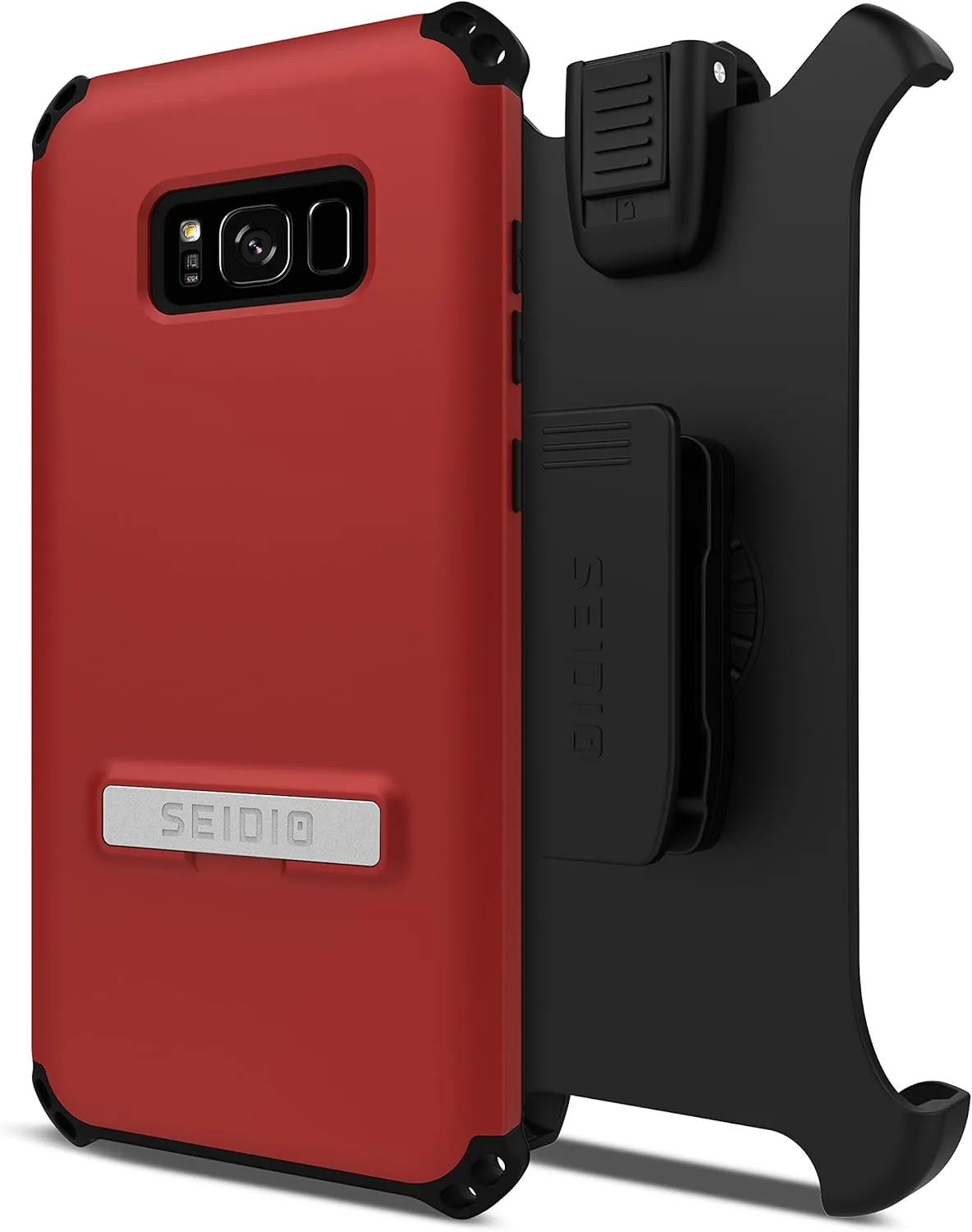 DILEX Combo for Samsung Galaxy S8  - Dark Red/Black