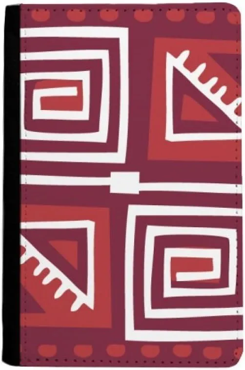 DIYthinker Red Wine Color Mexico Totems Ancient Civilization Passport Holder Notecase Burse Wallet Cover Card Purse