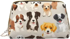 Dog Breed Toiletry Pouch, Travel-Friendly Makeup Organizer For Makeup Brushes, Lipsticks