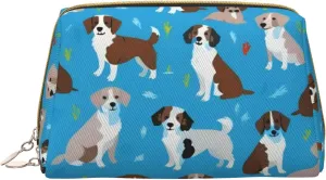 Dog Show Toiletry Pouch, Travel-Friendly Makeup Organizer For Makeup Brushes, Lipsticks