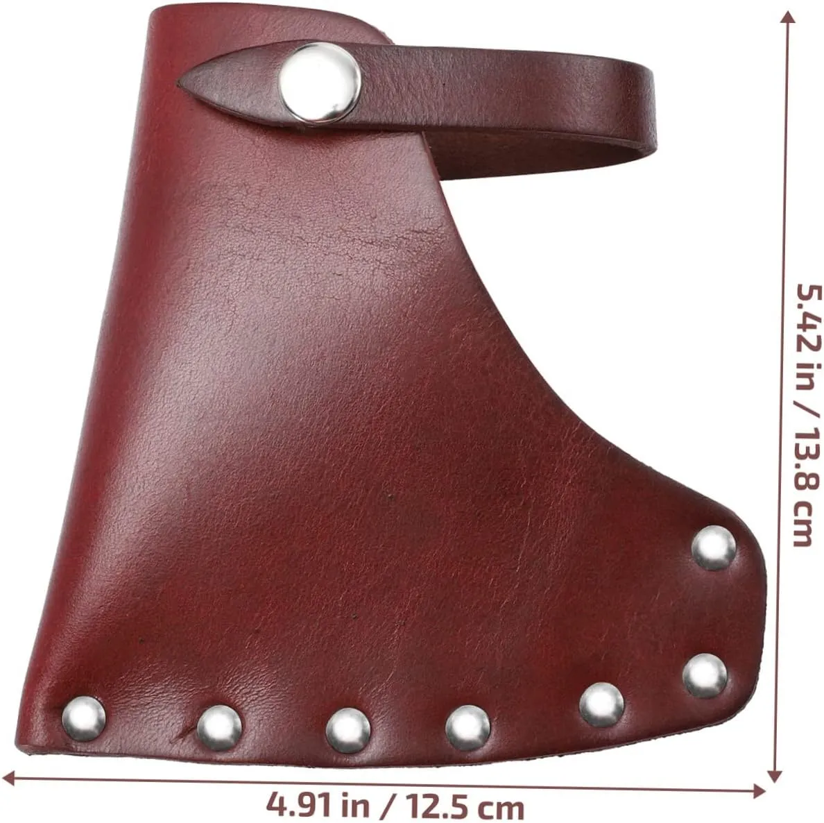 DOITOOL 2 Pcs Ax Protector Metal Holder Adjustable Stand Belt Holster Leather Axe Sheath Metal Axe Sheath Axe