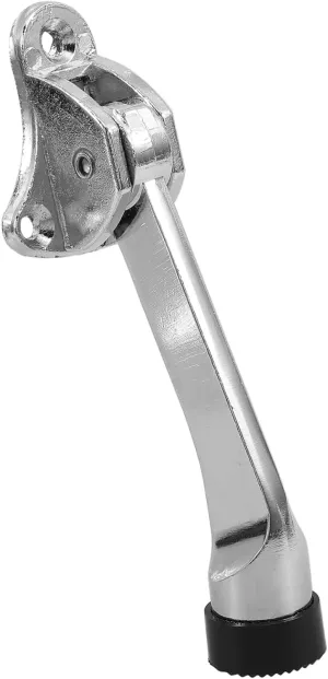 DOITOOL Pedal Door Stop Door Wedges Indoors Doorstops Wedge Blocker Protector Foot Door-Stops Door Stops Door Stop Heavy Duty Door Stopper Wedge Replacement Soft Mounted Zinc Alloy Silver