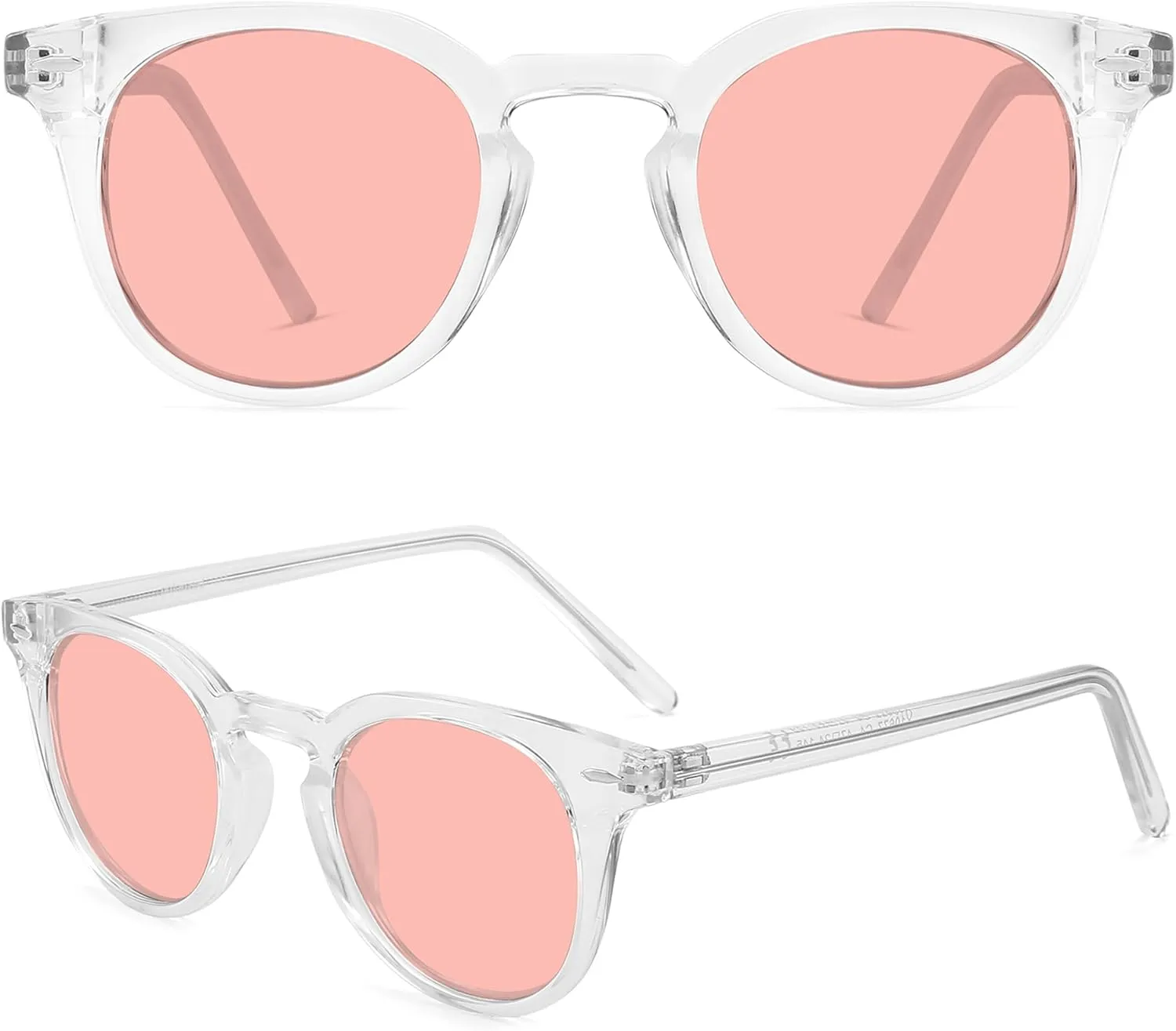 Dollger Polarized Round Sunglasses for Women Classic Retro Design Womens Trendy Style UV Protection Small Lens