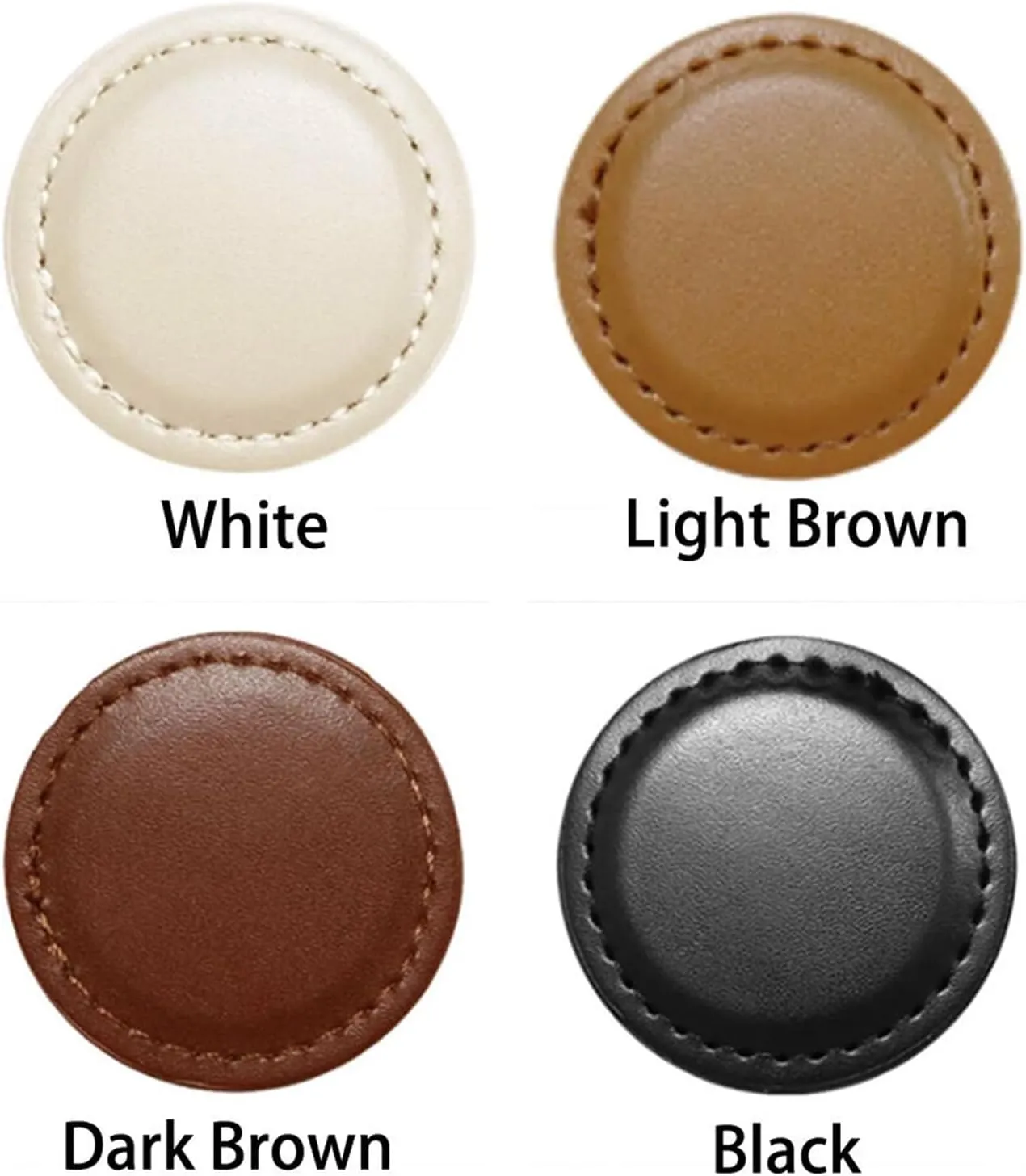 Drawelry Personalized Leather Golf Ball Markers - Custom Name Letters Golf Ball Marker Tool Magnetic Golf Accessories Father's Day Birthday Gifts for Men Golfers Dad Husband Boyfriend