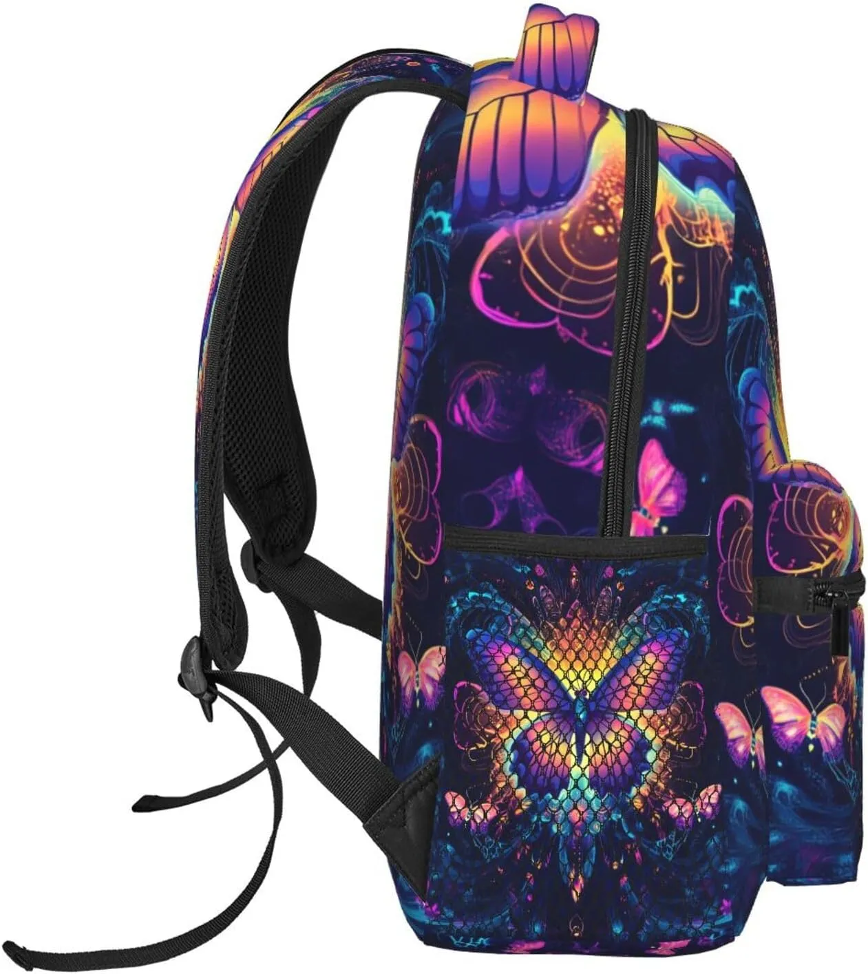 Dreamy Colored Butterfly Stylish Backpack For Trekking Commute Men/Male