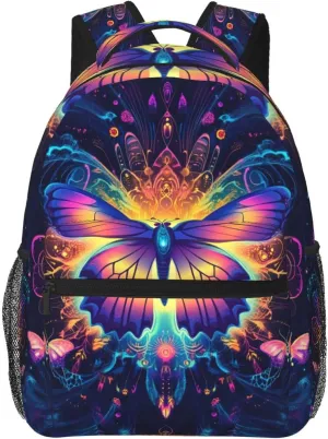 Dreamy Colored Butterfly Stylish Backpack For Trekking Commute Men/Male