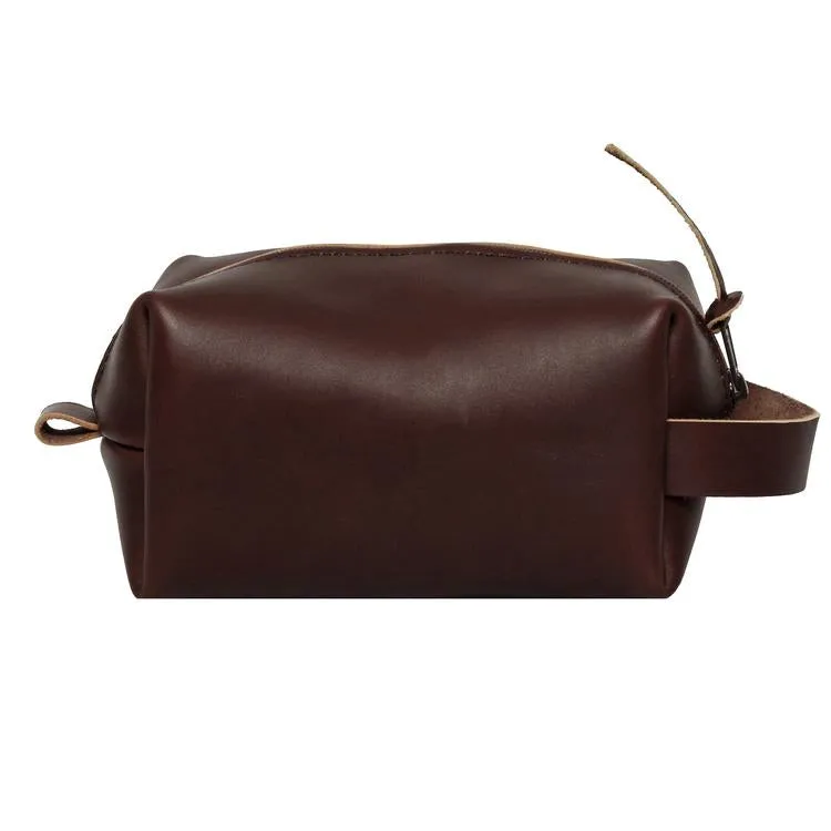 Duluth Pack Leather Travel Kit Bag