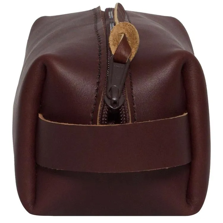 Duluth Pack Leather Travel Kit Bag
