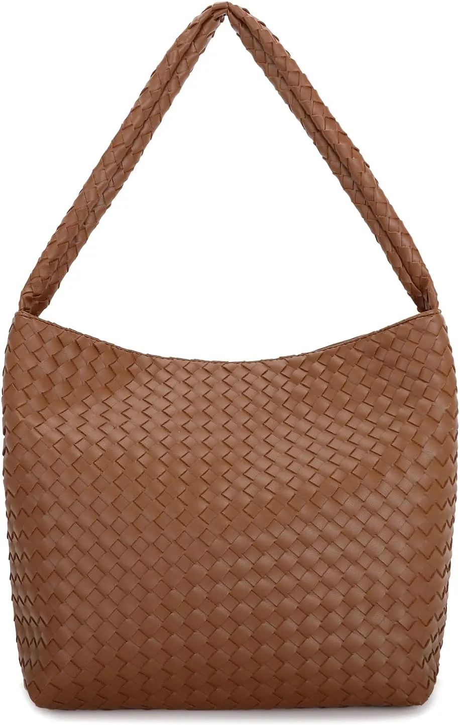 E Woven Shoulder Bag for Women Large Tote Hobo Bag Top Handle Handbag