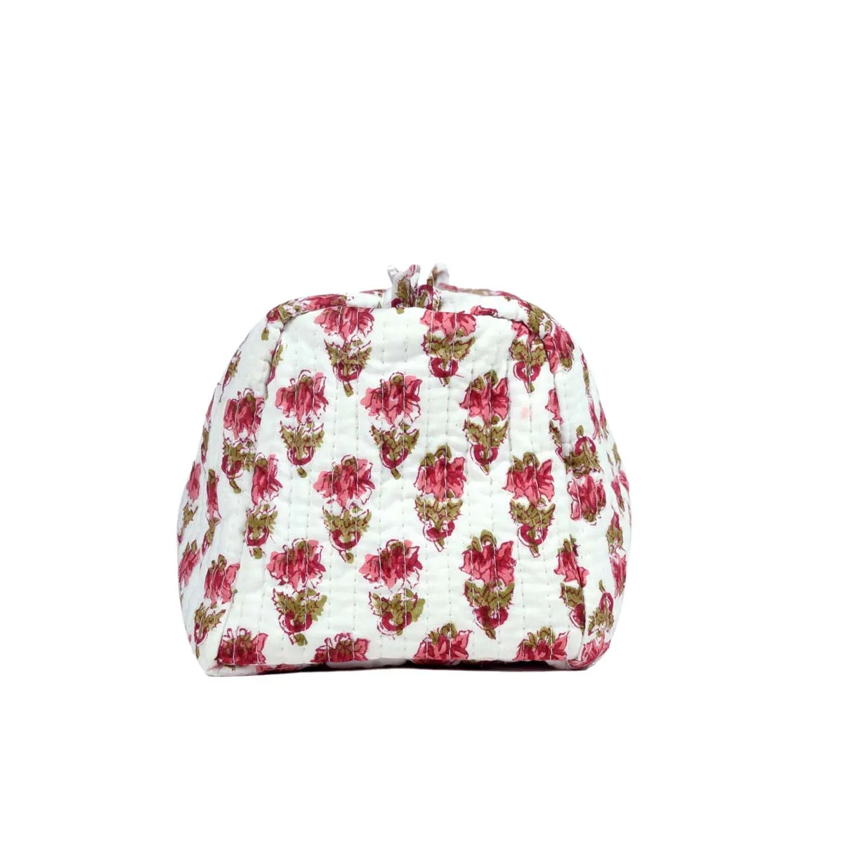 EARTH LOTUS _2 QUILTED TOILETRY POUCH
