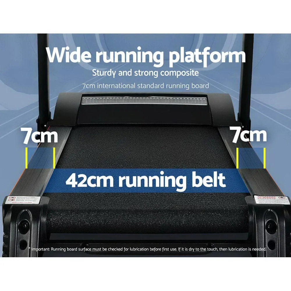 Efit Treadmill Electric Home Gym Fitness Exercise Machine Hydraulic 420mm - ONLINE ONLY