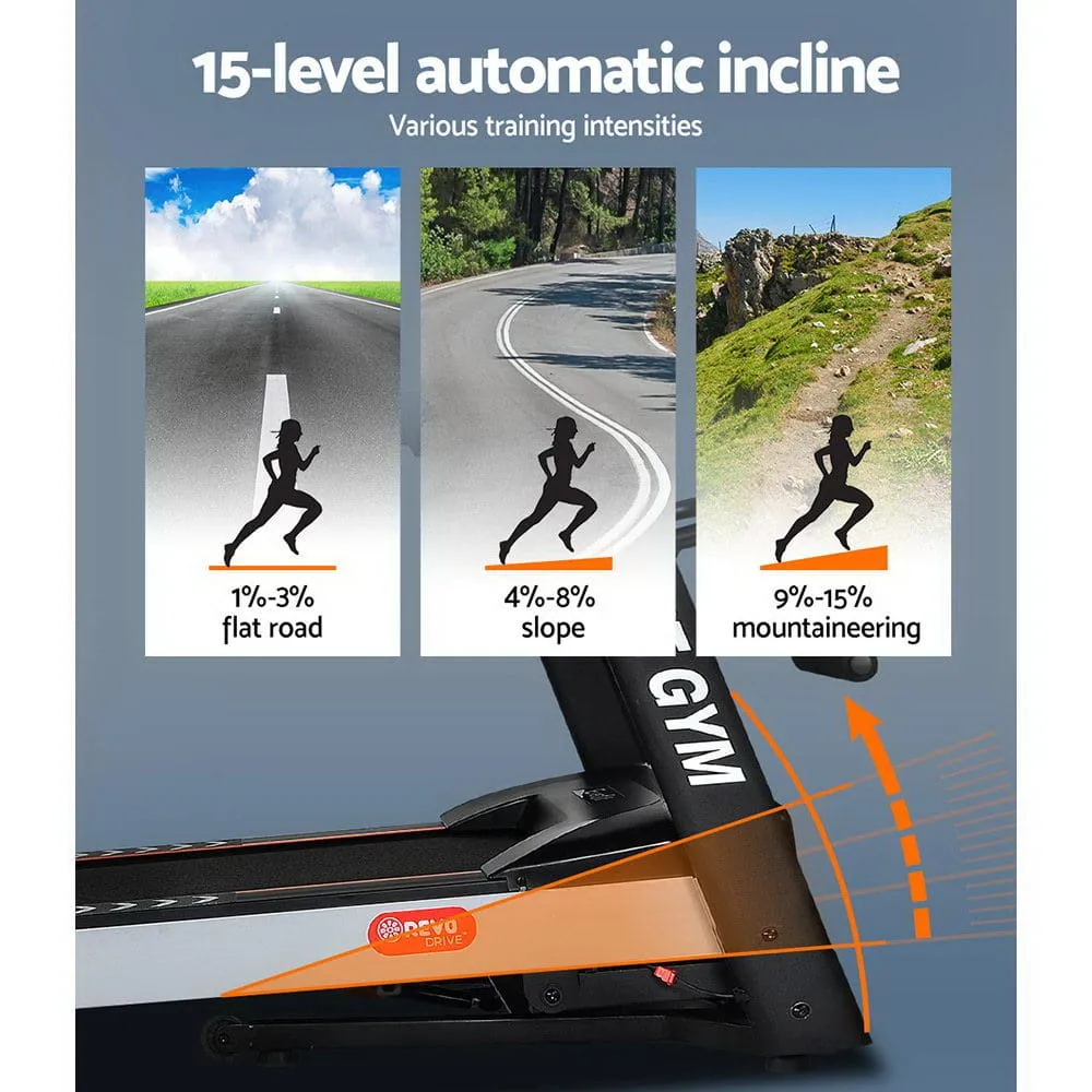 Efit Treadmill Electric Home Gym Fitness Exercise Machine w/ Massager 450mm - ONLINE ONLY