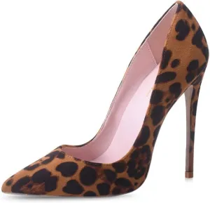 Elisabet Tang Women Pumps, Pointed Toe High Heel 4.7 inch/12cm Party Stiletto Heels Shoes