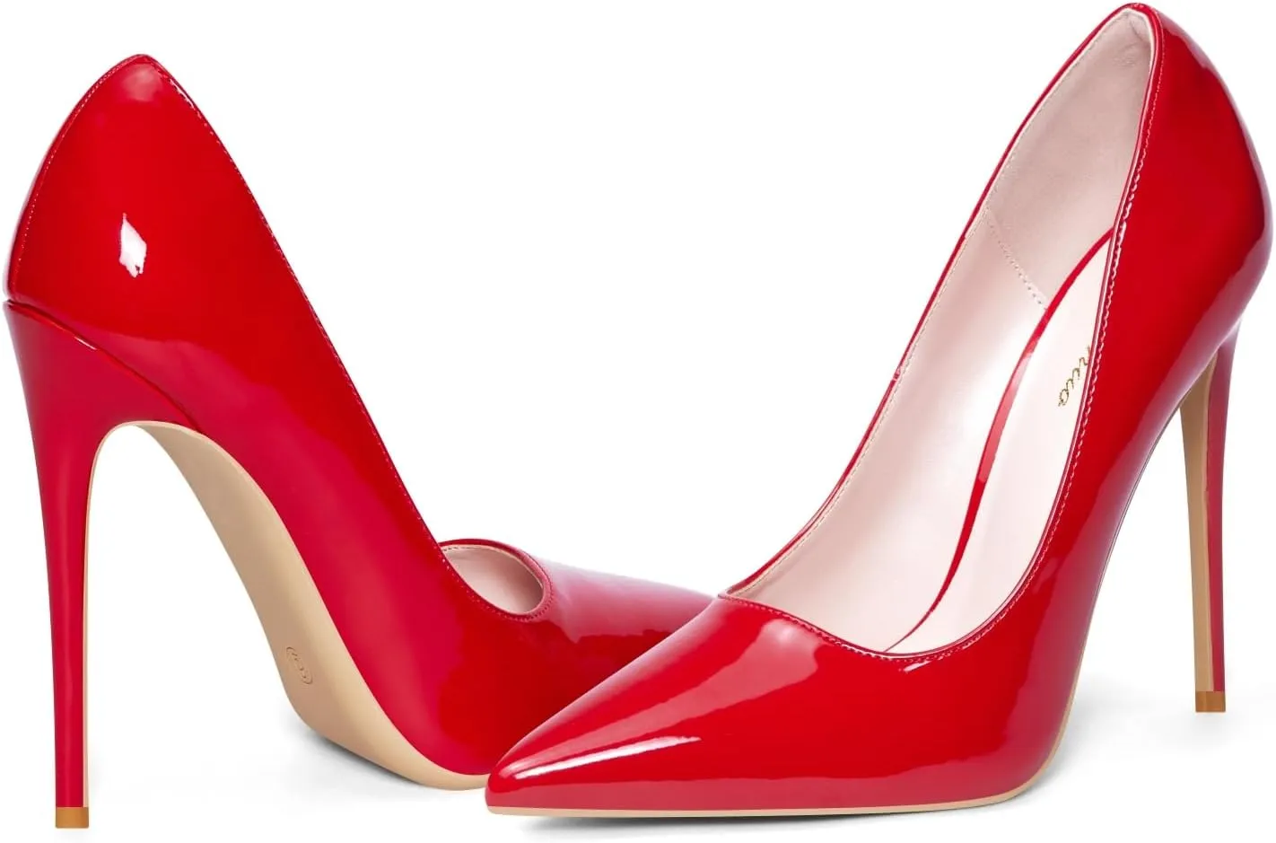 Elisabet Tang Women Pumps, Pointed Toe High Heel 4.7 inch/12cm Party Stiletto Heels Shoes