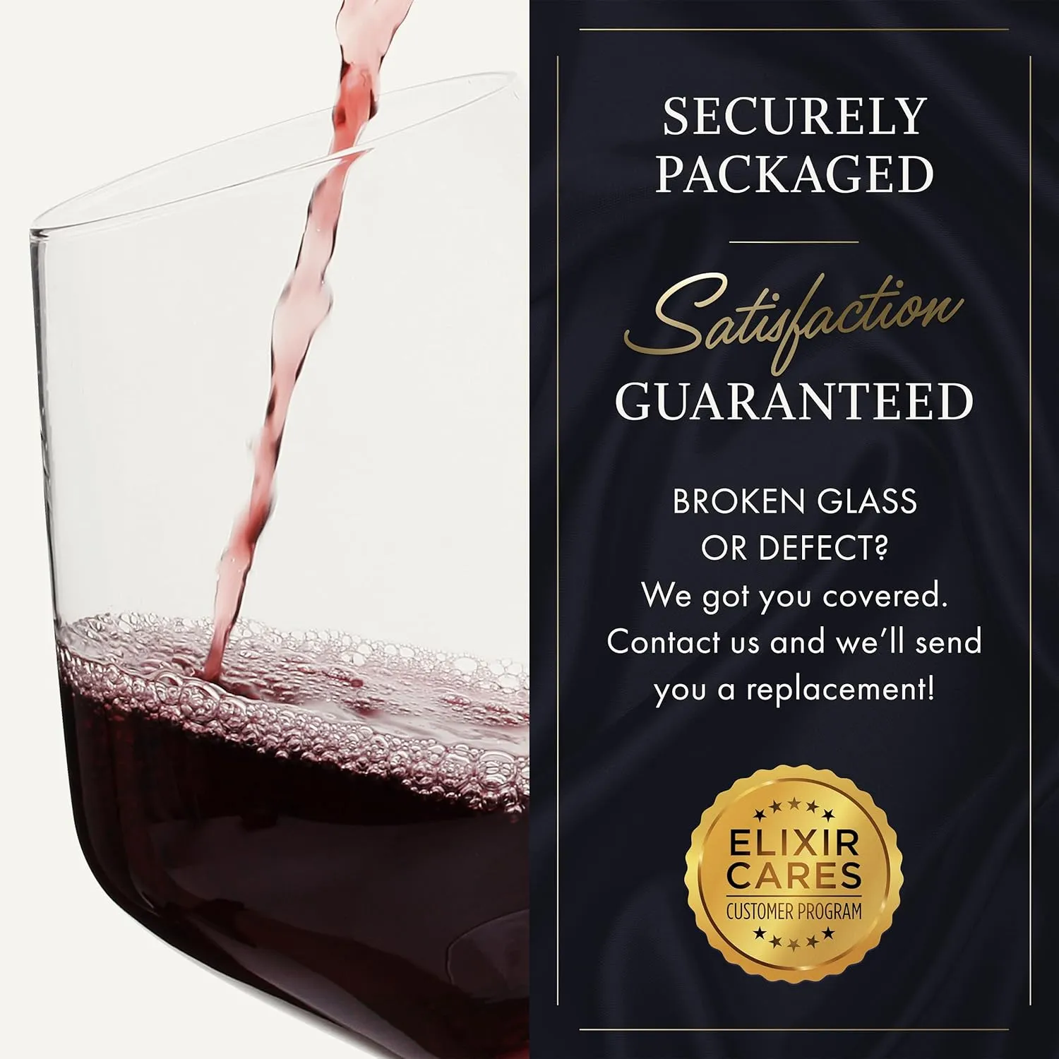 ELIXIR GLASSWARE Red Wine Glasses Set of 2-22 oz - Large Wine Glasses - Hand Blown Long Stem Wine Glasses - Wine Glass Set - Housewarming Gifts, Wine Gifts for Women, Premium Crystal Wine Glasses