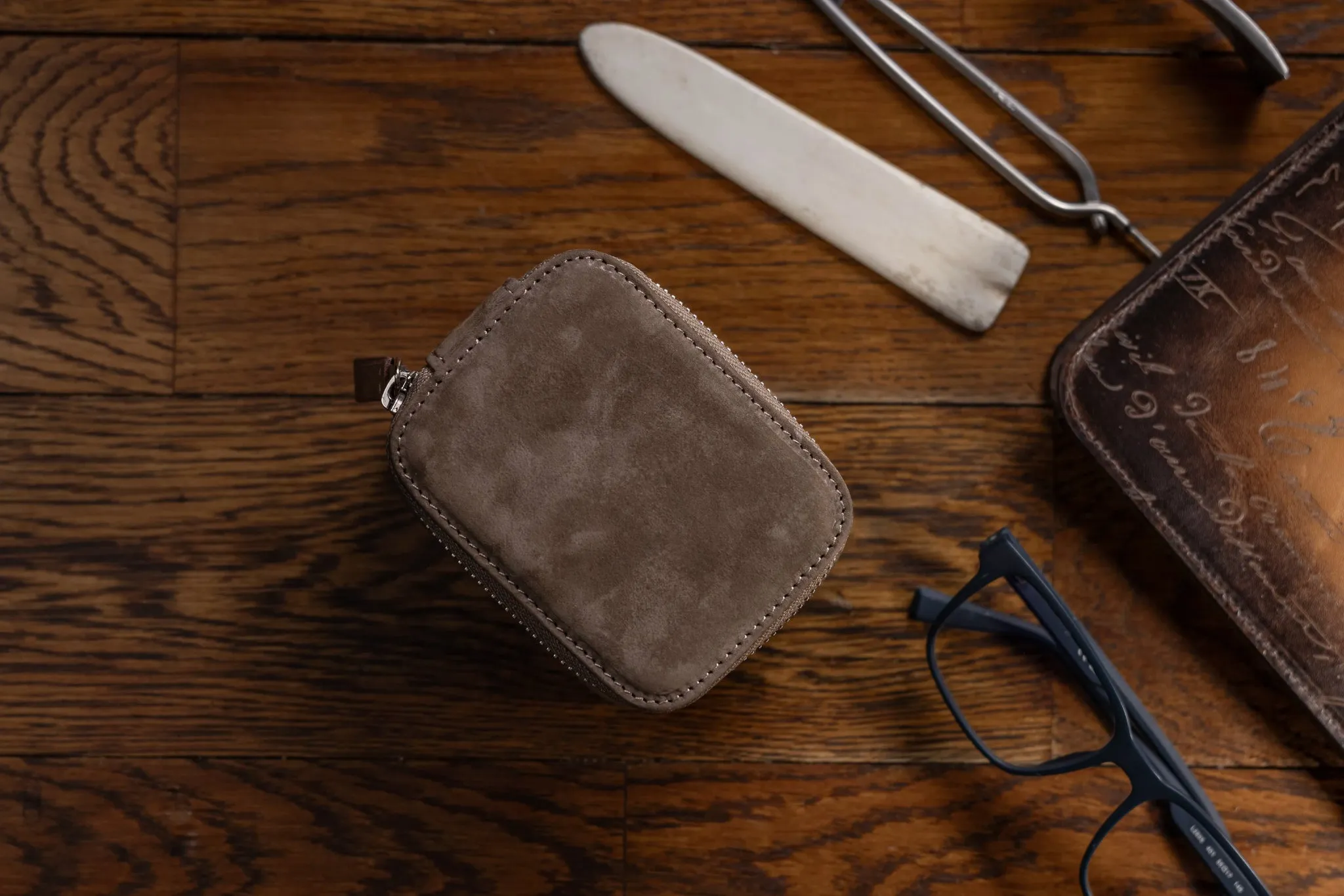 Ephesus Watch Case - Nubuck Mink