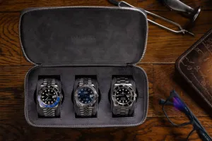 Ephesus Watch Case - Togo Dark Grey