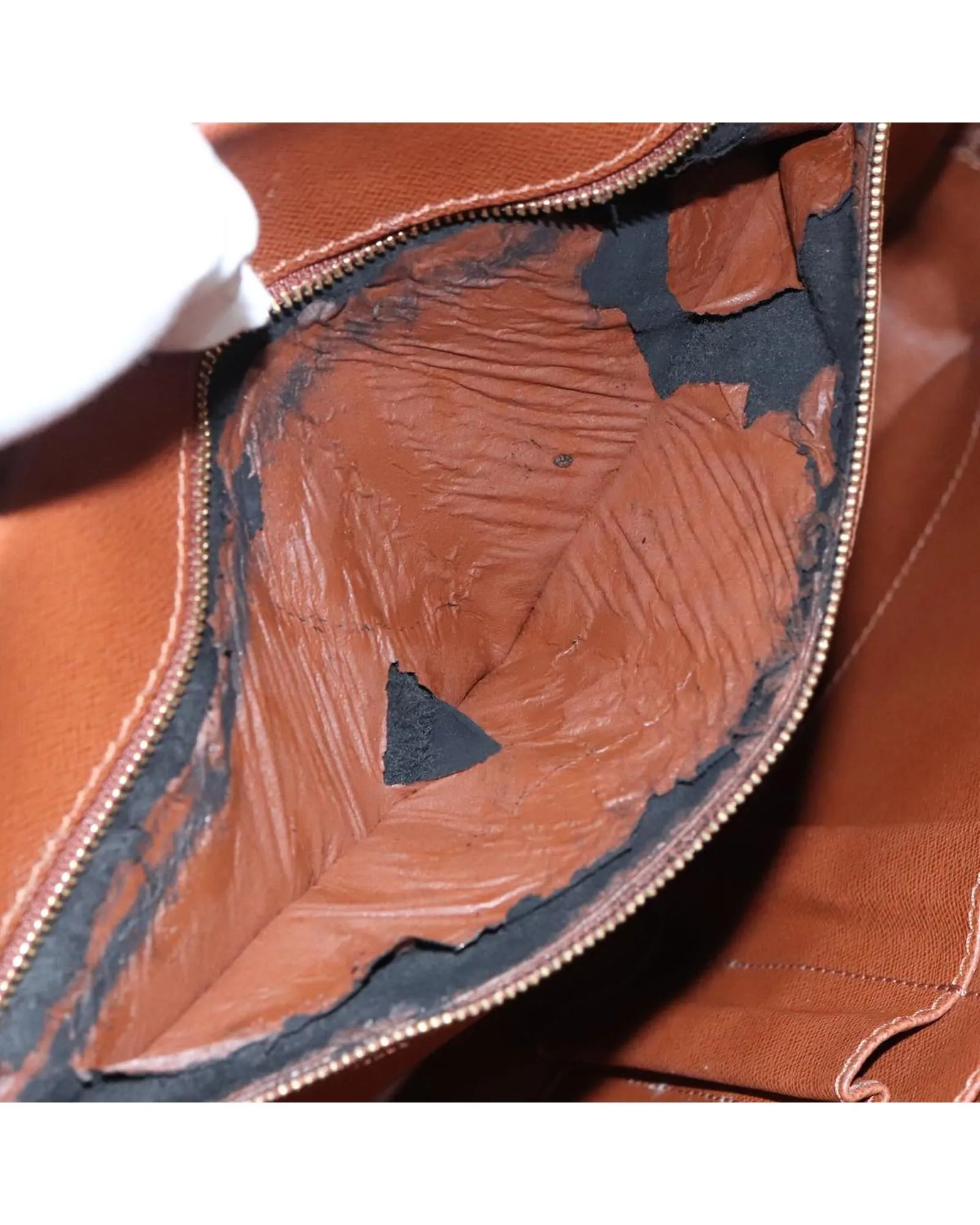Epi Leather Business Bag with Name Tag