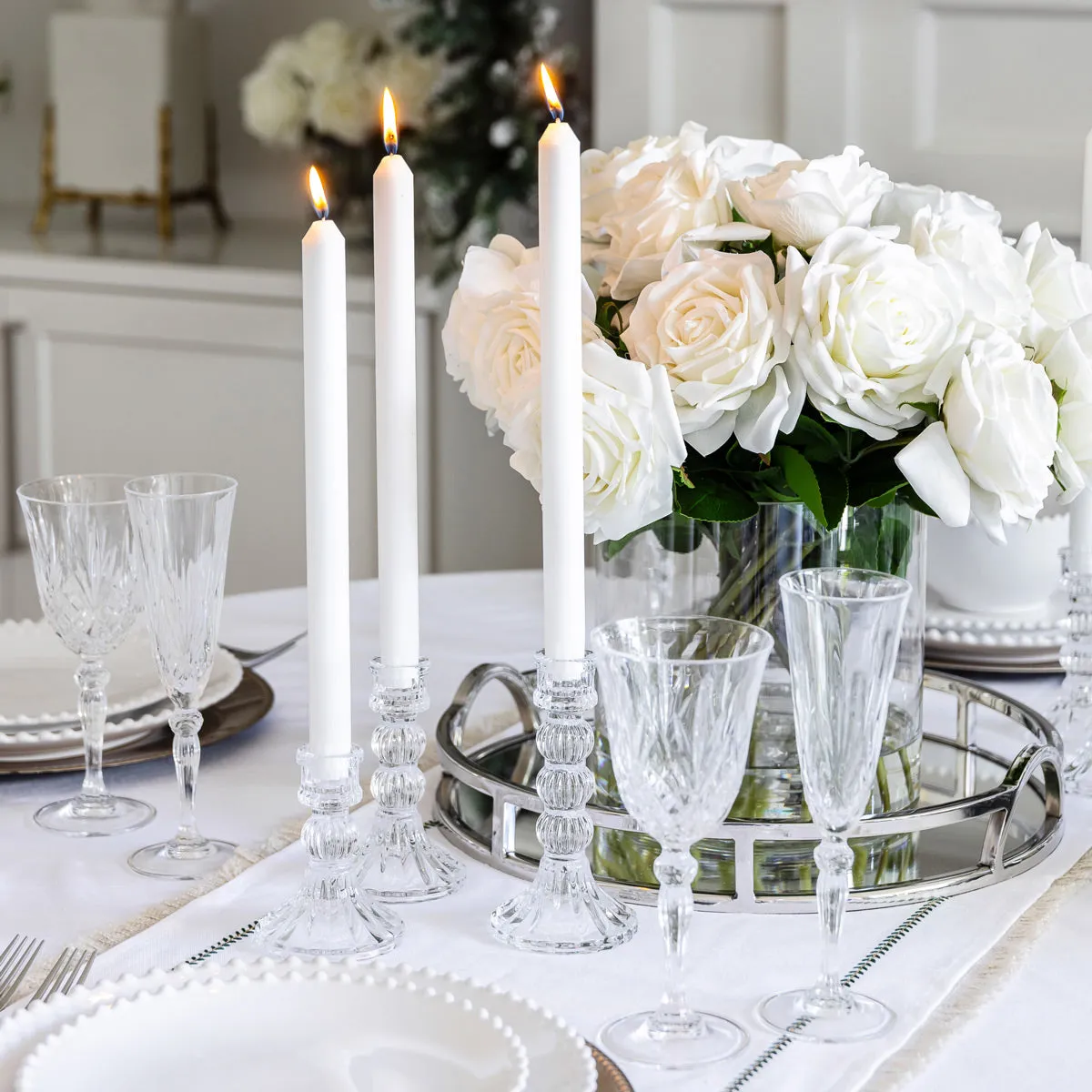 Estelle Glass Candle Holders