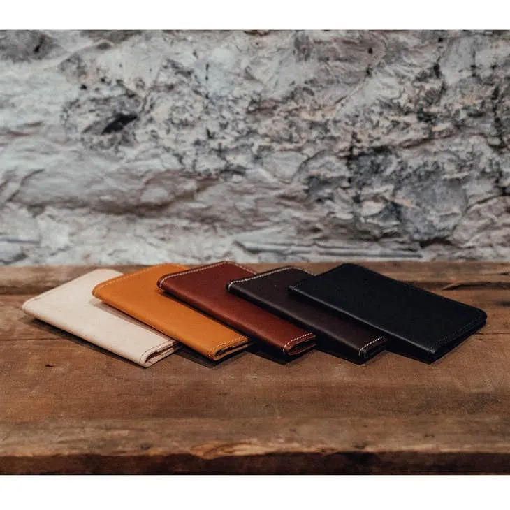 Ethan Pure Leather Passport Case Tan