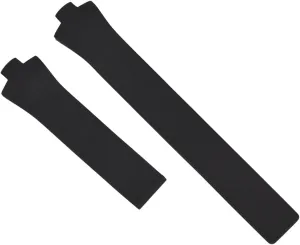 Ewatchparts Silicone Rubber Band Strap Compatible With Tag Heuer Kirium FC5000 FC5001 FC5010 FC5018 Black 21mm