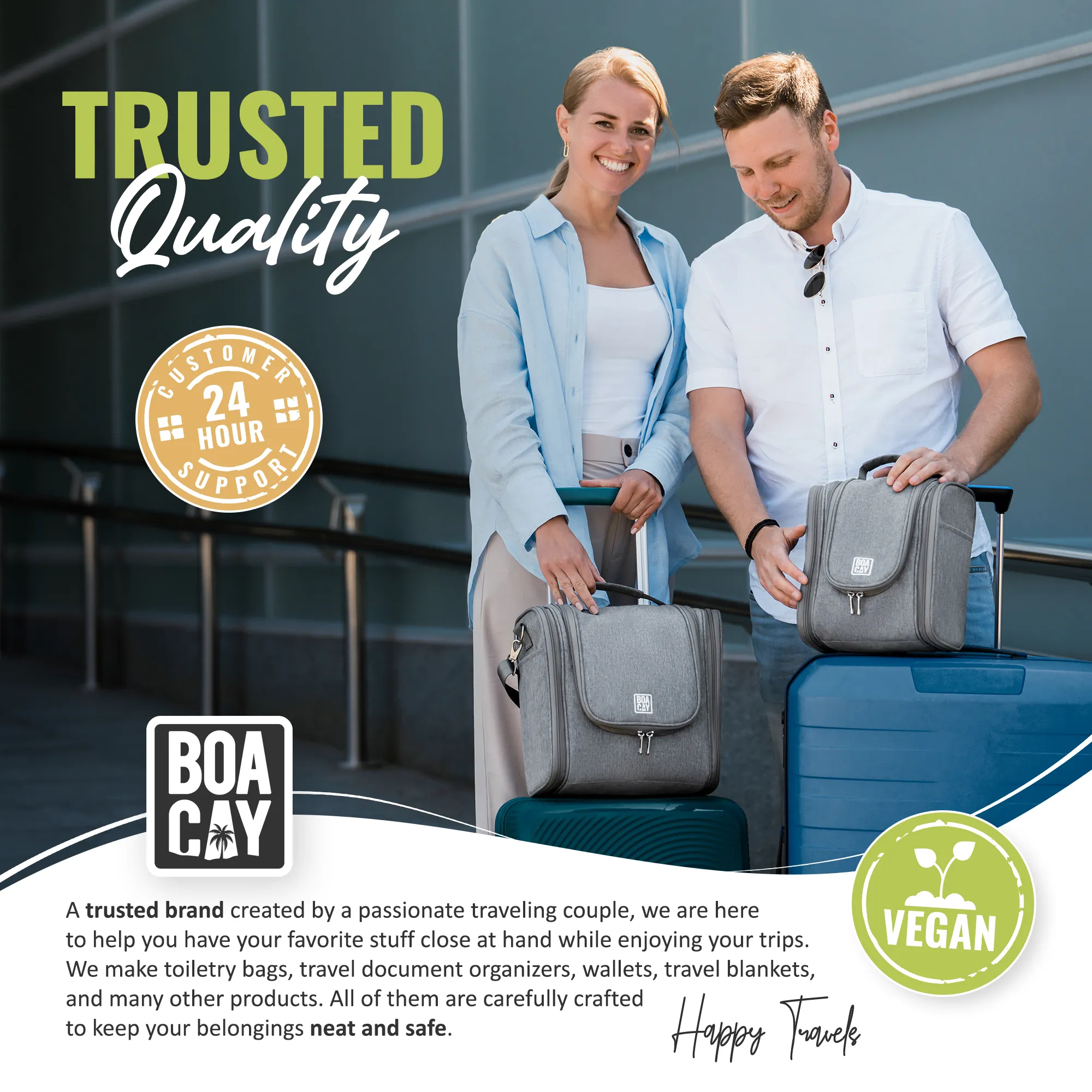 Extra-Large Collapsible Hanging Toiletry Bag - Quartz Gray