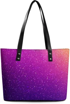 Fashion Leather Tote Bag Travel Work Daily Essentials Handbag Unisex Handbag