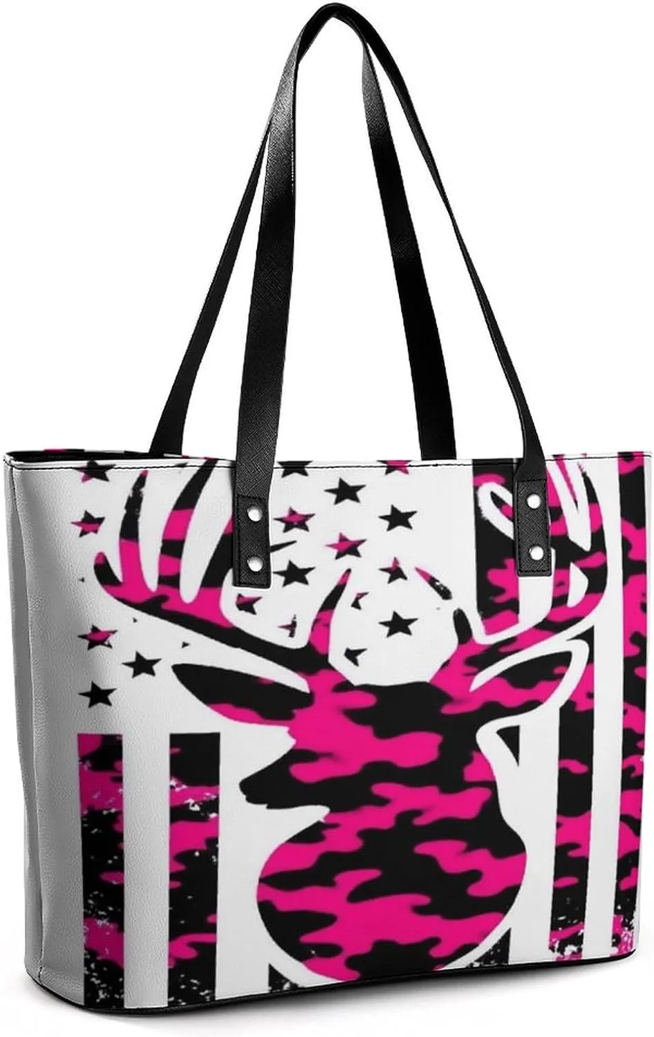 Fashion Leather Tote Bag Travel Work Daily Essentials Handbag Unisex Handbag