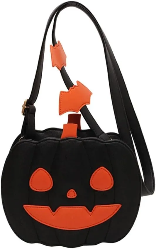 Fashion Pumpkin Shoulder Bag Casual Satchel Crossbody Bag For Halloween Parties And Themed Event
