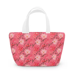 Floral Lunch Bag - Stylish Insulated Tote for Work & Picnics