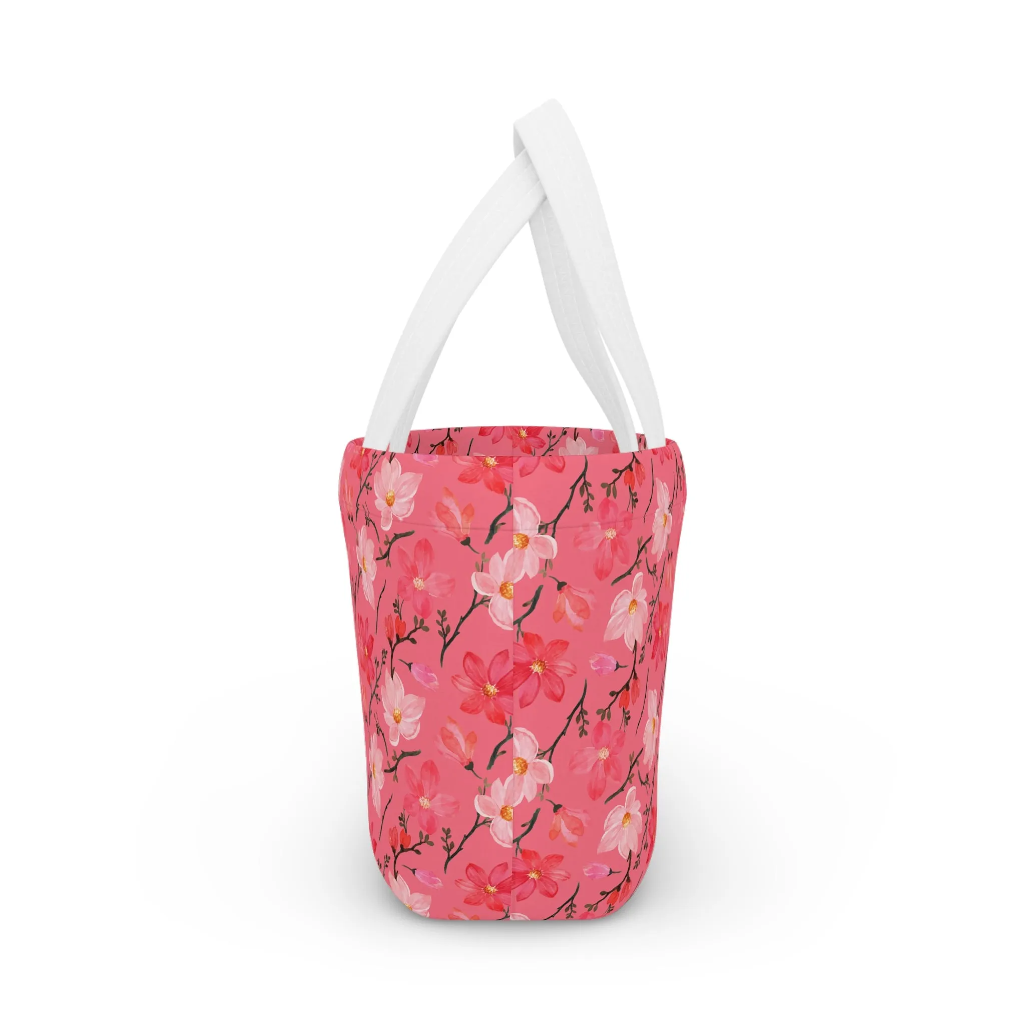 Floral Lunch Bag - Stylish Insulated Tote for Work & Picnics