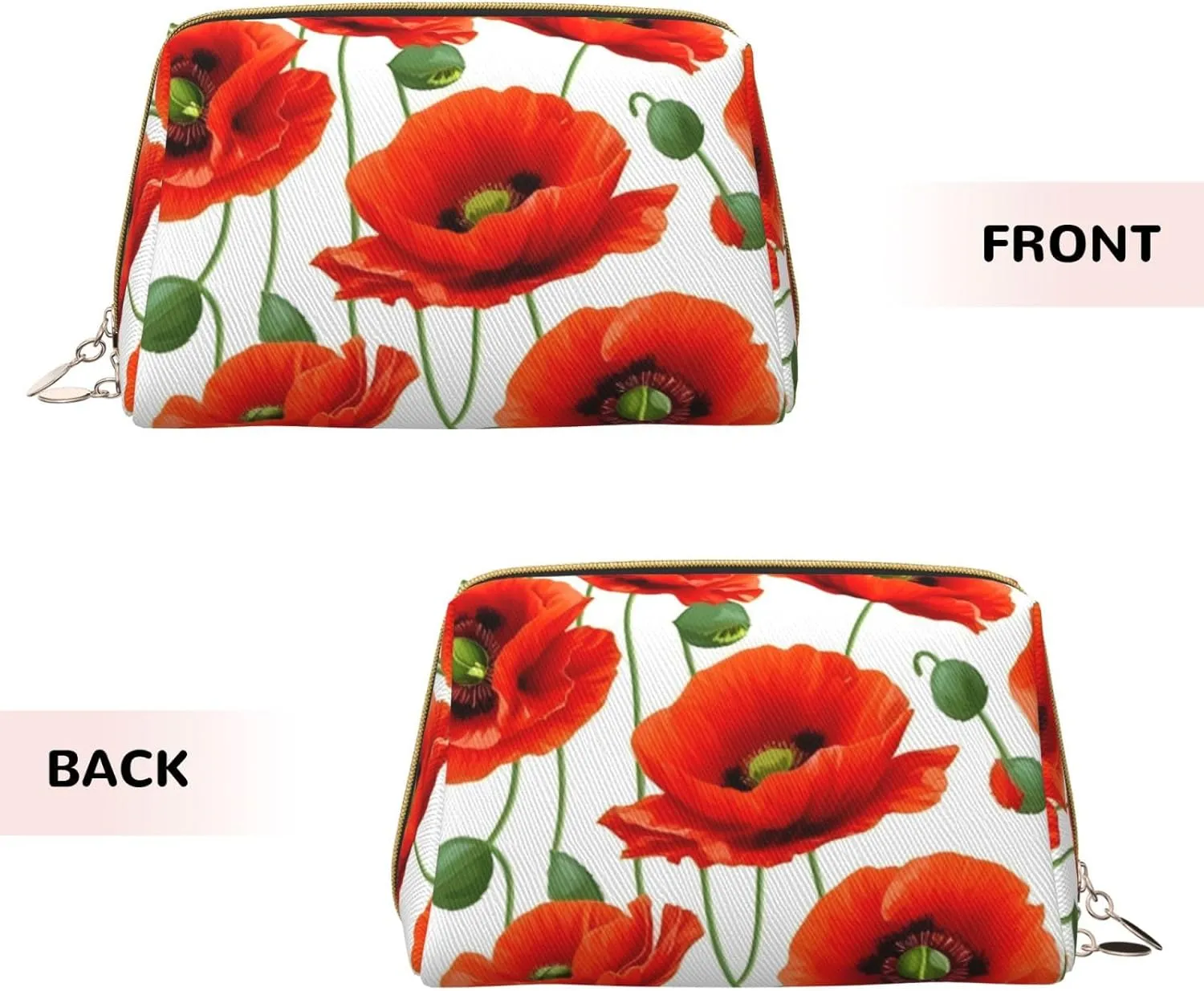 Flower Toiletry Pouch, Travel-Friendly Makeup Organizer For Makeup Brushes, Lipsticks