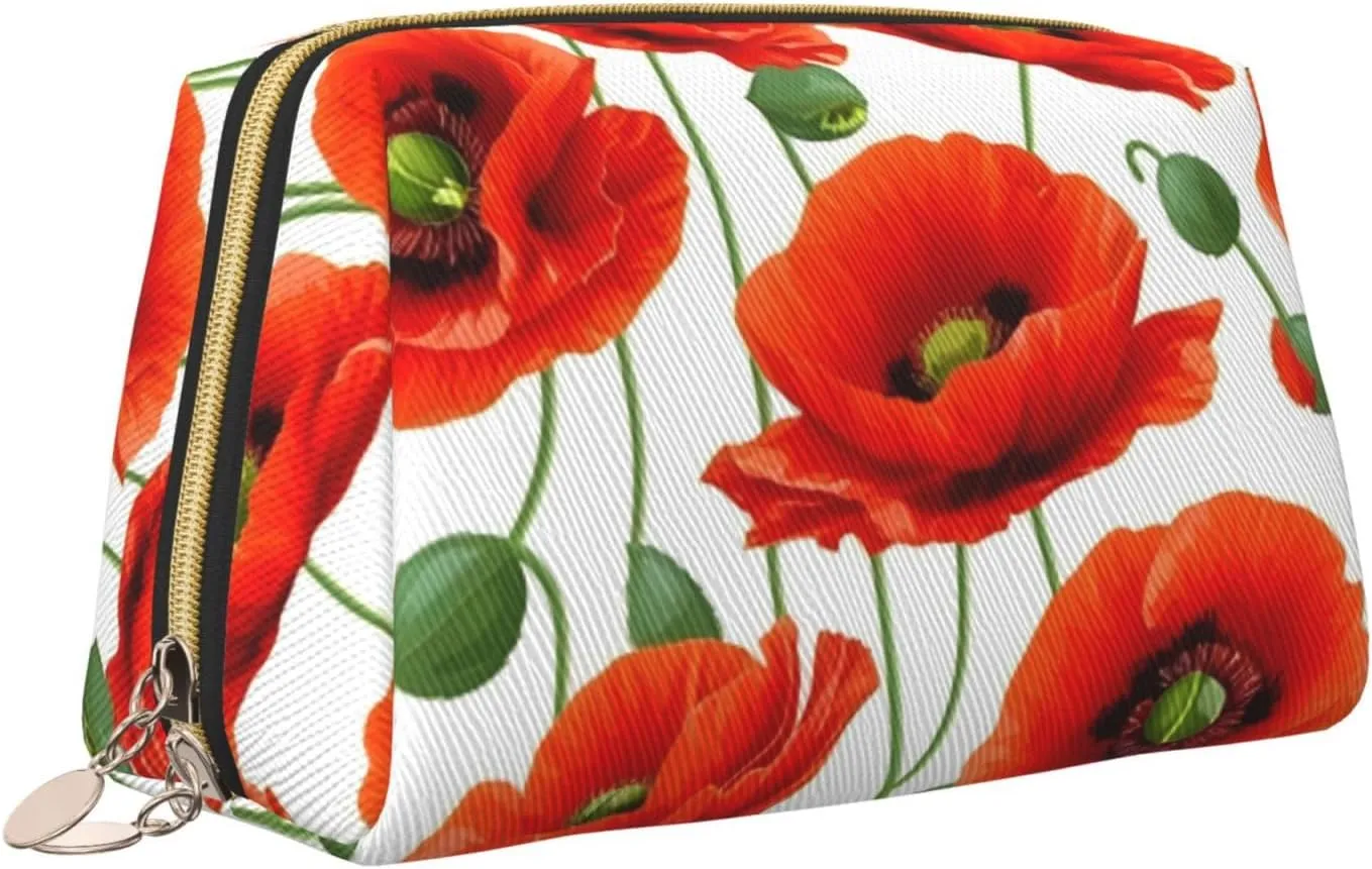 Flower Toiletry Pouch, Travel-Friendly Makeup Organizer For Makeup Brushes, Lipsticks